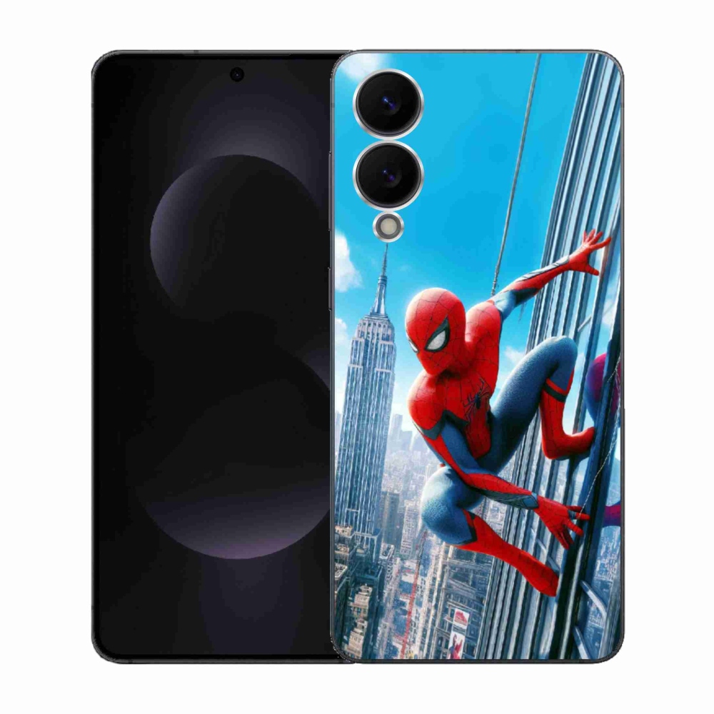 Gél borítás mmCase Samsung Galaxy S25 Edge készülékhez - pókember