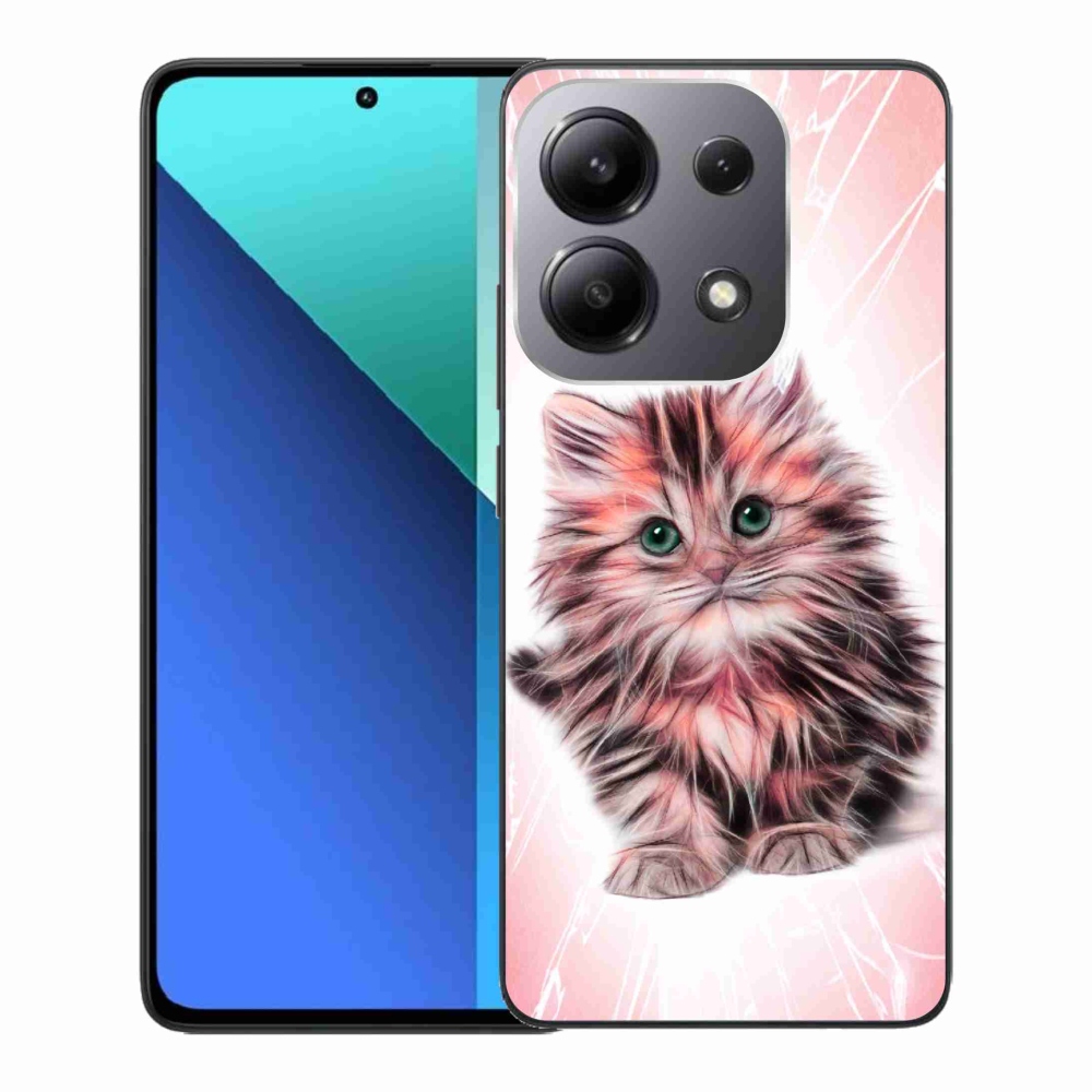 Gél borítás mmCase a Xiaomi Redmi Note 13-hoz - aranyos cica