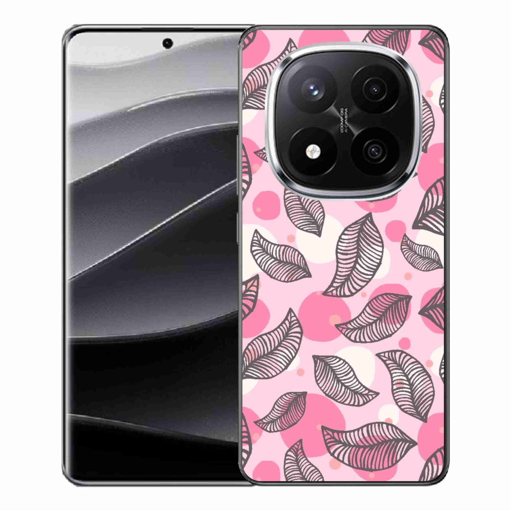 Gél borítás mmCase a Xiaomi Redmi Note 14 Pro+ 5G számára - rajzfilmes hulló levelek