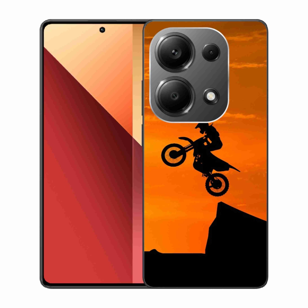 Zselés borítás mmCase a Xiaomi Redmi Note 13 Pro 4G/Poco M6 Pro - motocross számára