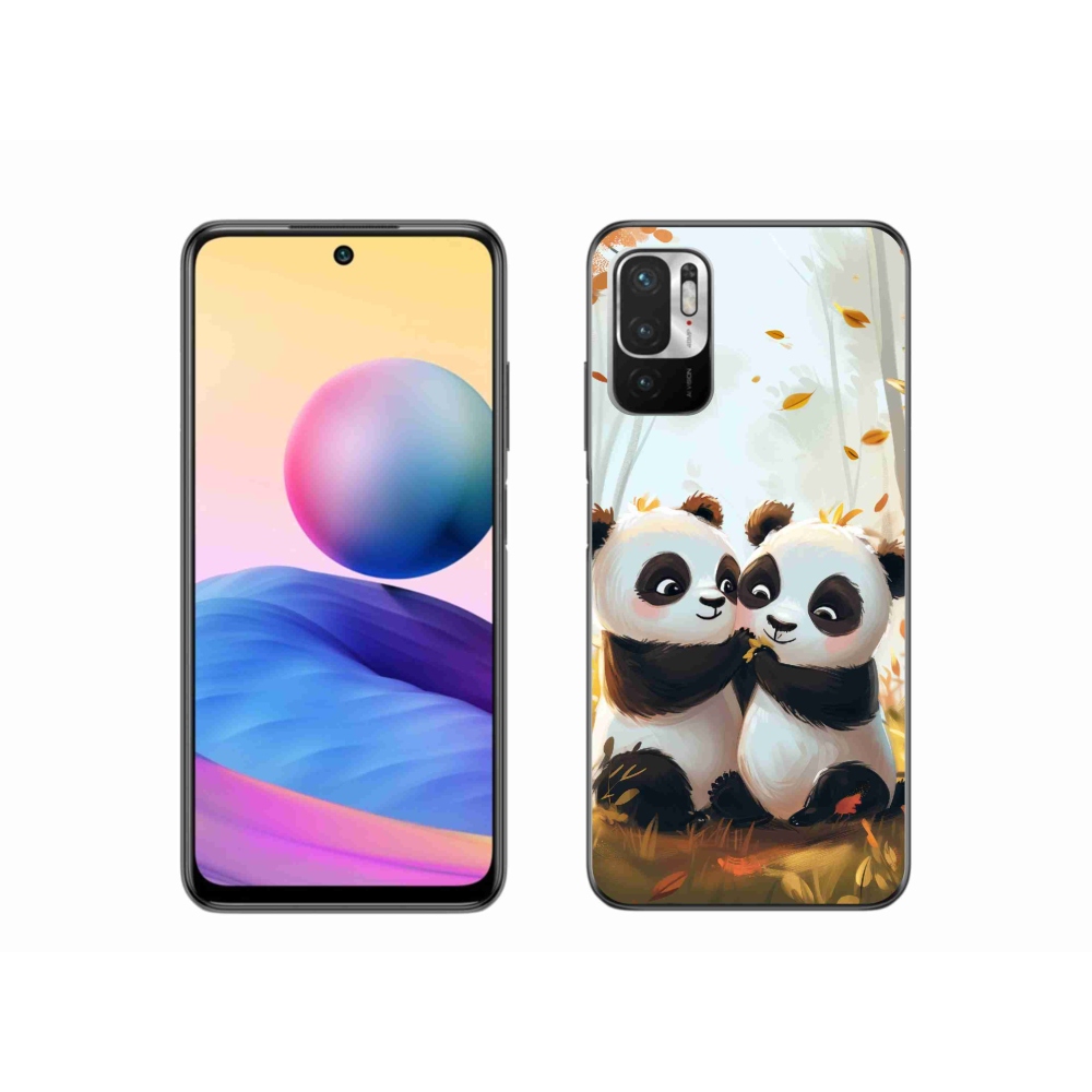 Gél borítás mmCase a Xiaomi Poco M3 Pro/5G készülékhez - pandák