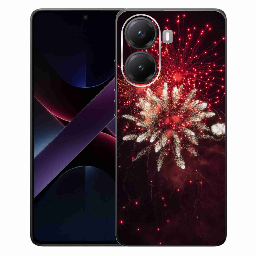 Gél borítás mmCase a Xiaomi Poco X7 Pro 5G-hez - tűzijáték