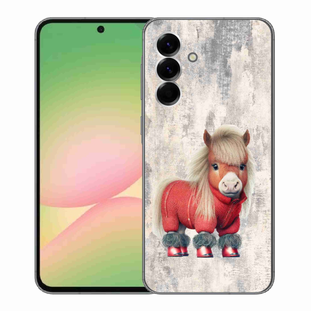 Gél borítás mmCase Samsung Galaxy A56 5G - póni pulóverben