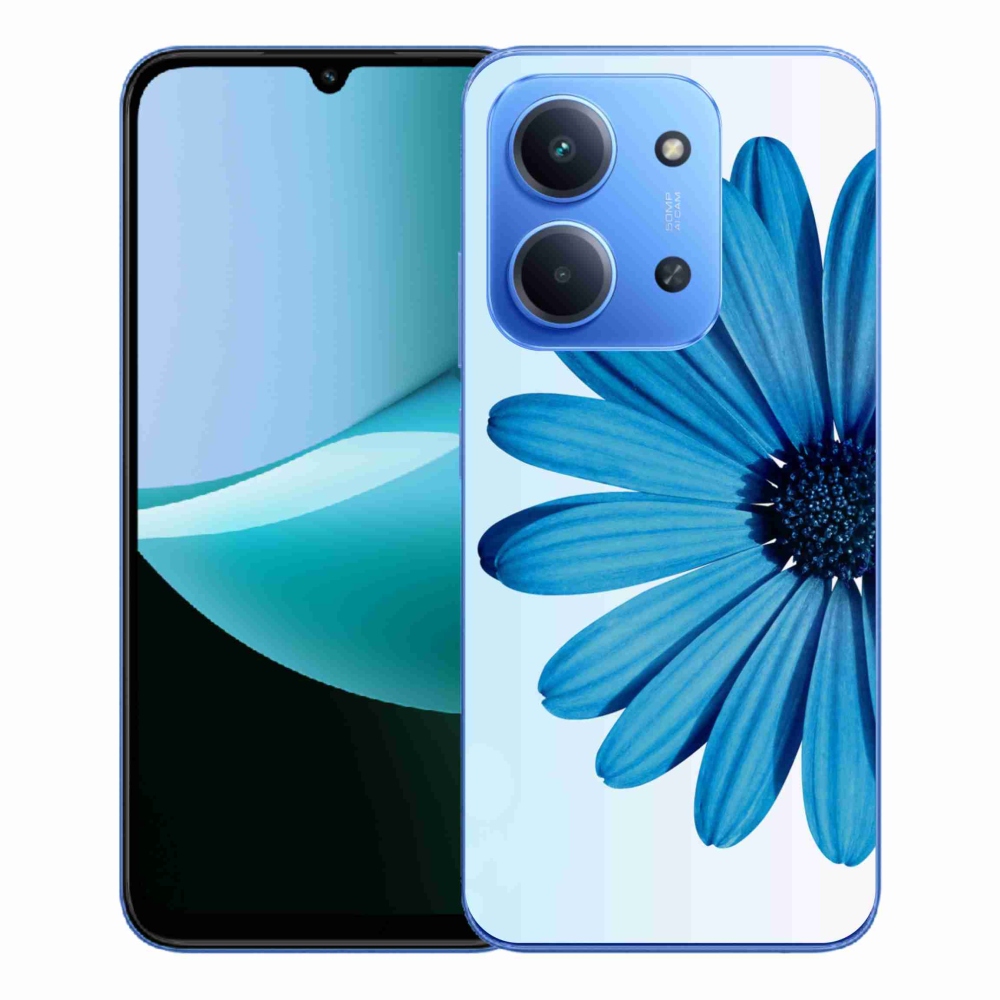 Gél borítás mmCase a Xiaomi Redmi 15C 4G/5G (173mm) - kék margaréta