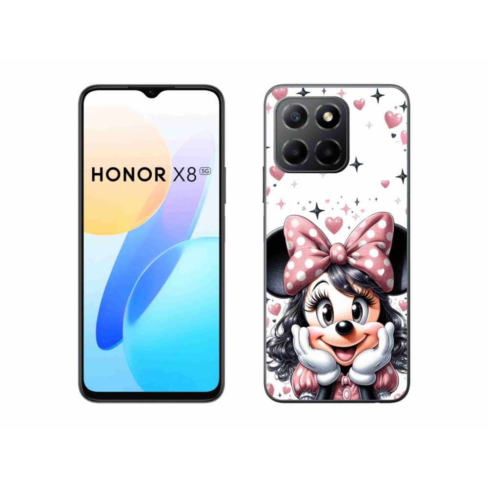 Zselés borítás mmCase a Honor X8 5G/Honor 70 Lite 5G készülékhez - minnie