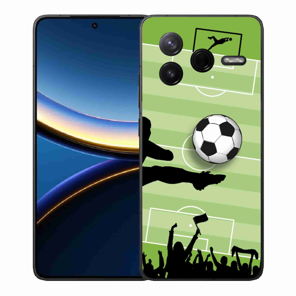 Gél borítás mmCase a Xiaomi Poco F7 Pro számára - futball 3