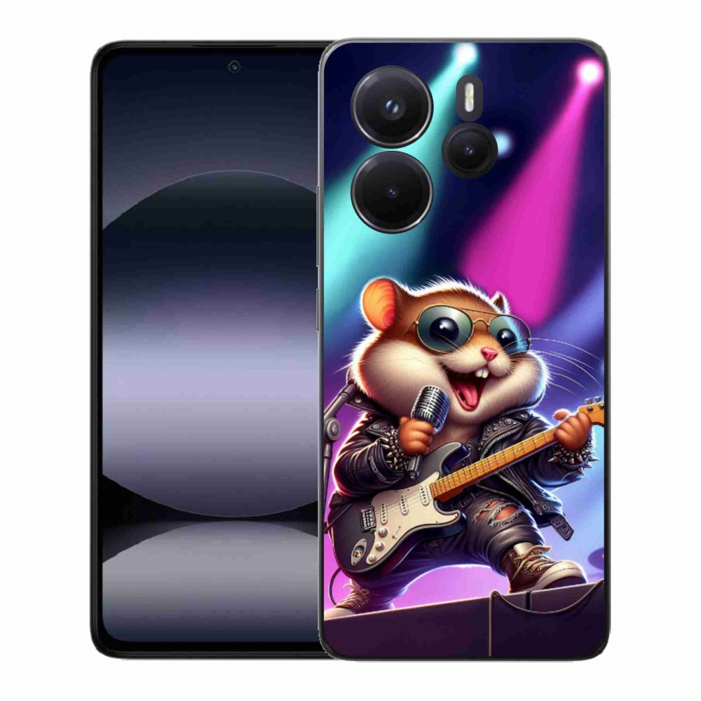 Gél borítás mmCase a Xiaomi Redmi Note 14-hez - hörcsög hintaló