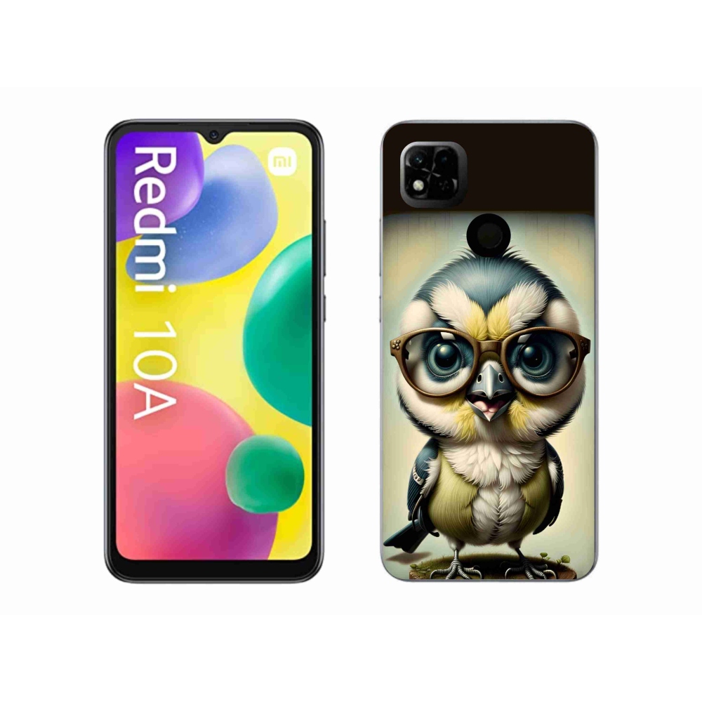 Gél borítás mmCase a Xiaomi Redmi 10A - cub szemüveggel