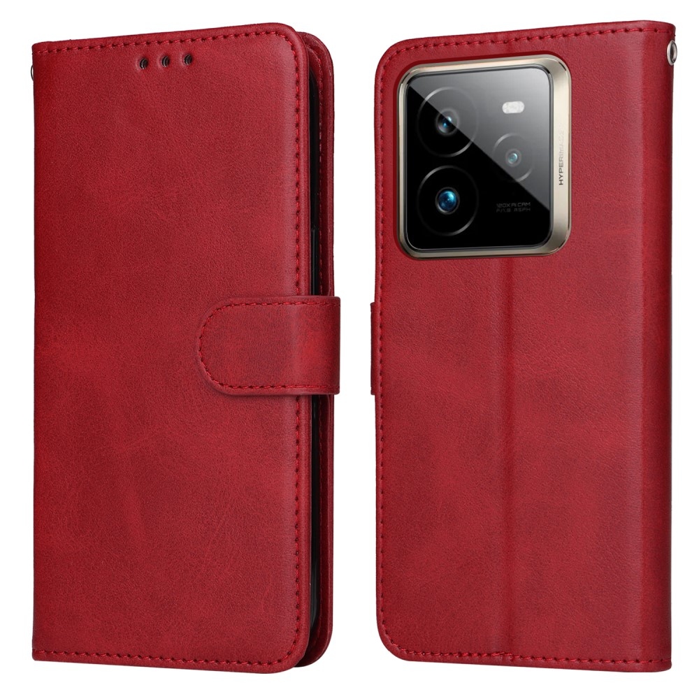 Könyvtáska a Realme GT 7 Pro 5G-hez - piros színű