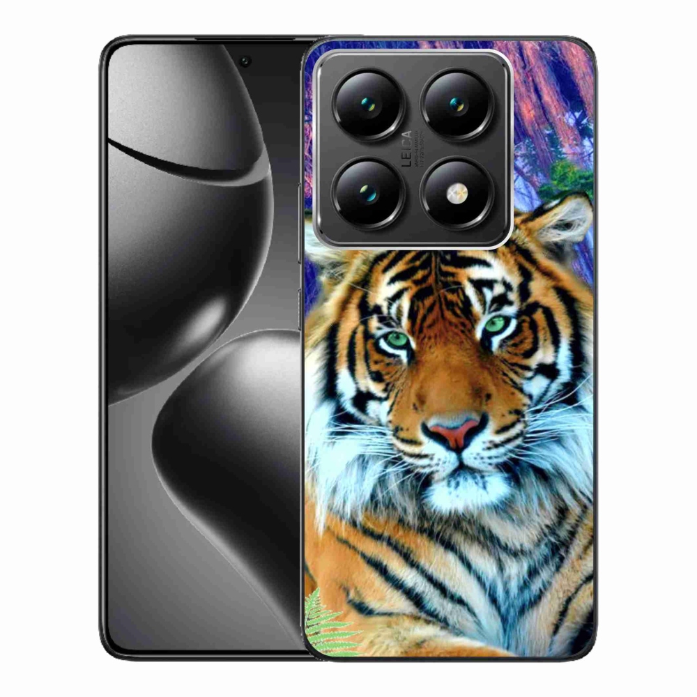 Gél borítás mmCase a Xiaomi 14T Pro számára - tigris