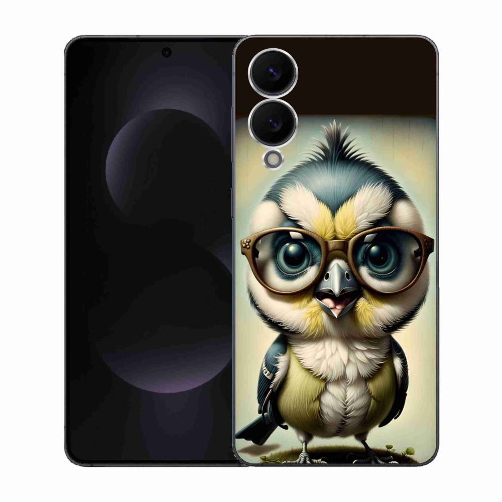 Gél borítás mmCase Samsung Galaxy S25 Edge - kölyök szemüveggel