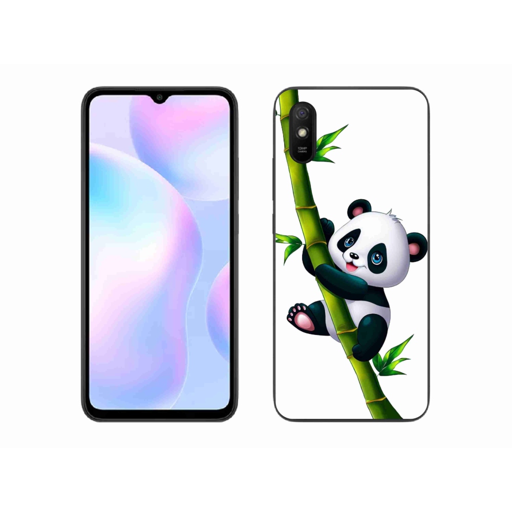 Gél borítás mmCase a Xiaomi Redmi 9AT-hoz - panda a bambuszon