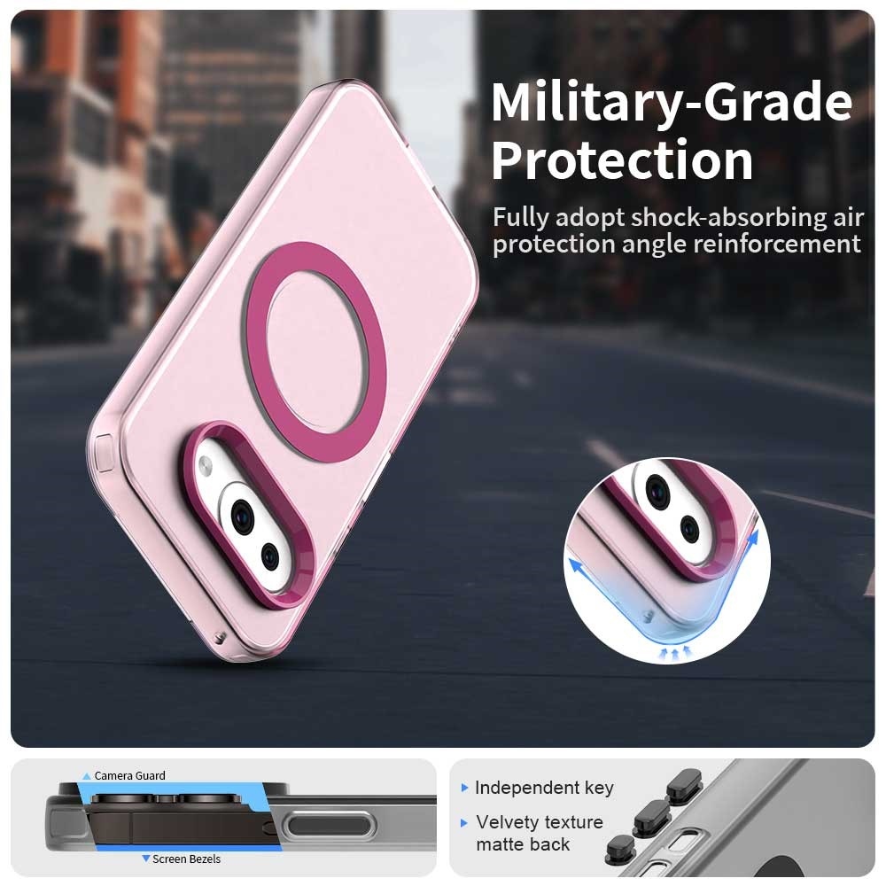 Candy zselés tok MagSafe-val a Google Pixel 9a készülékre - rózsaszín