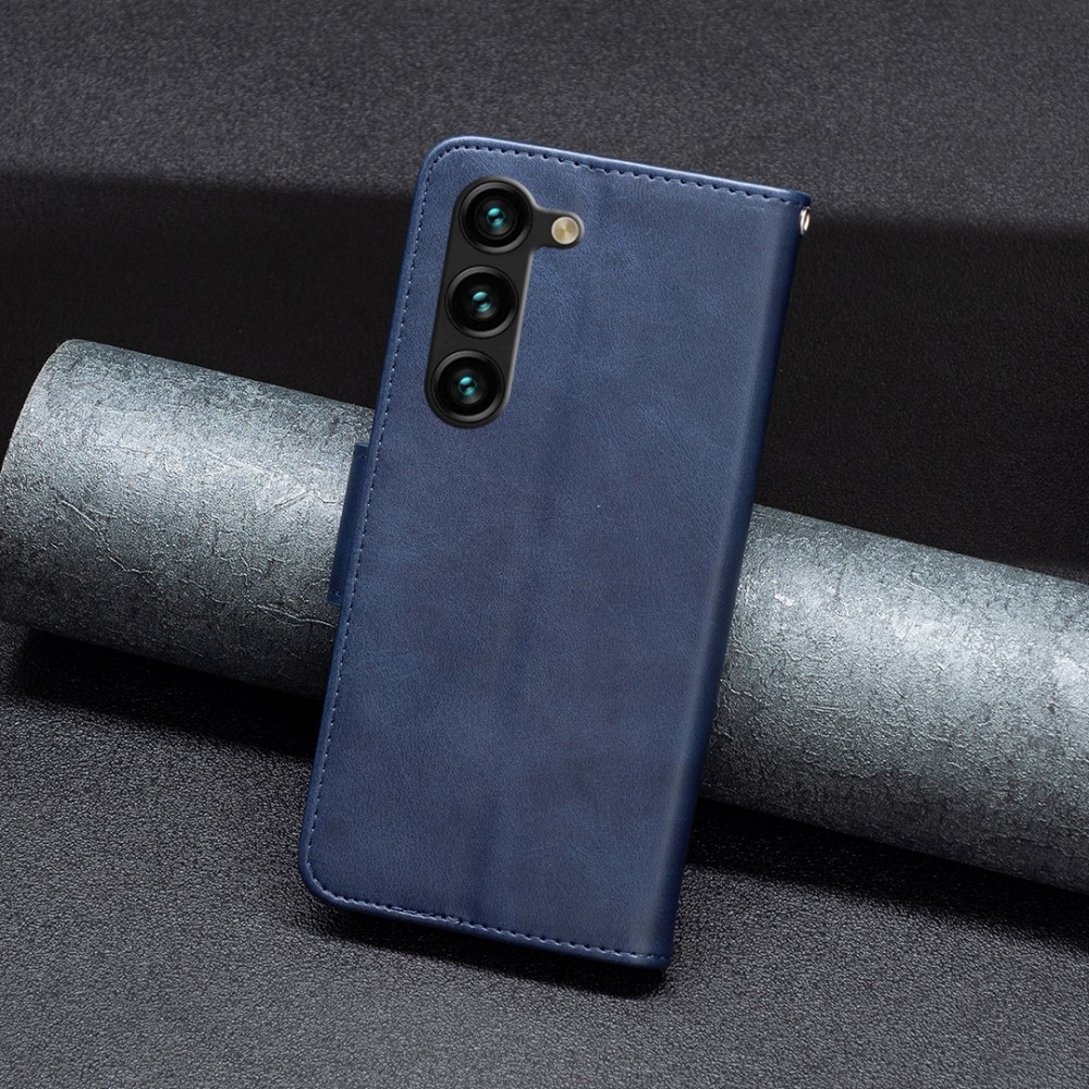 Könyvtáska tok Samsung Galaxy S25+ készülékhez - kék