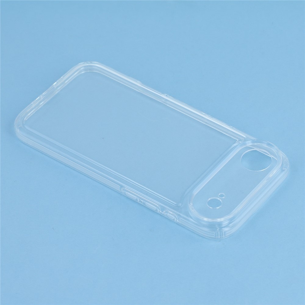 Átlátszó zselés tok iPhone 17 Air készülékhez - átlátszó