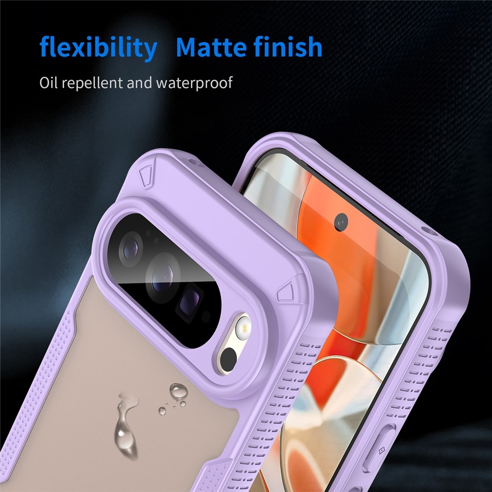 Fagyasztott tartós borítás a Google Pixel 10 Pro XL-hez - lila