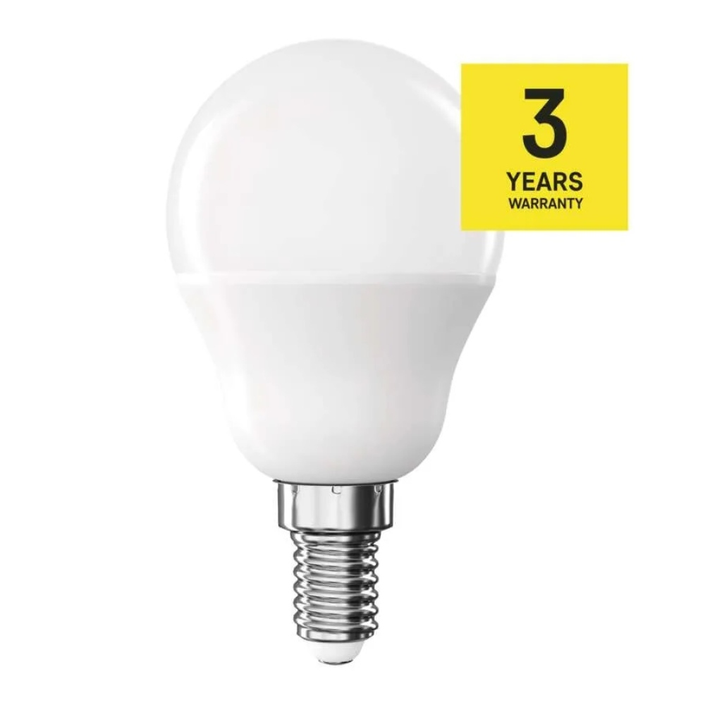 LED izzó Classic Mini Globe / E14 / 6,5 W (60 W) / 806 lm / semleges fehér