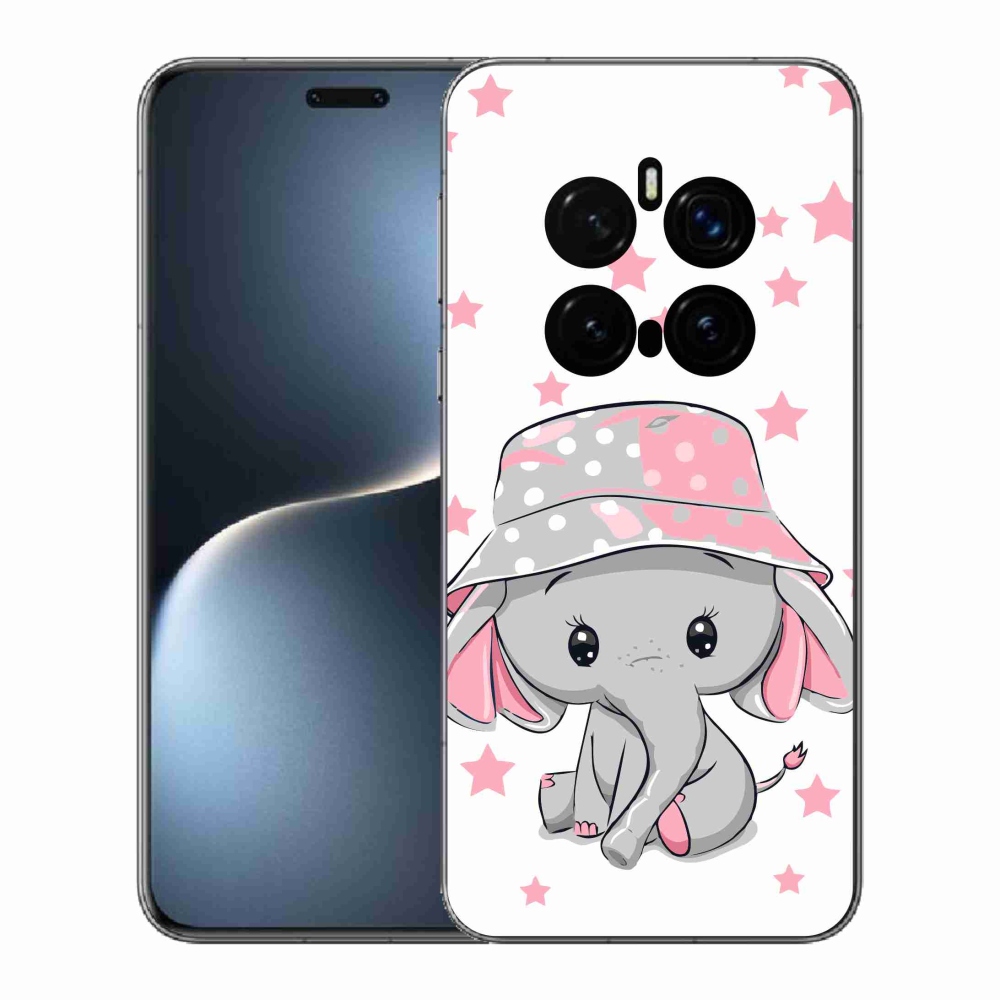 Zselés borítás mmCase a Honor Magic 7 Pro 5G készülékhez - rózsaszín elefánt