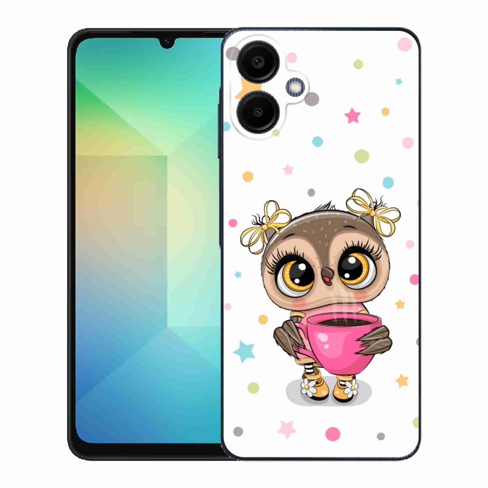 Gél borító mmCase Samsung Galaxy A06 4G - rajzfilm bagolyhoz