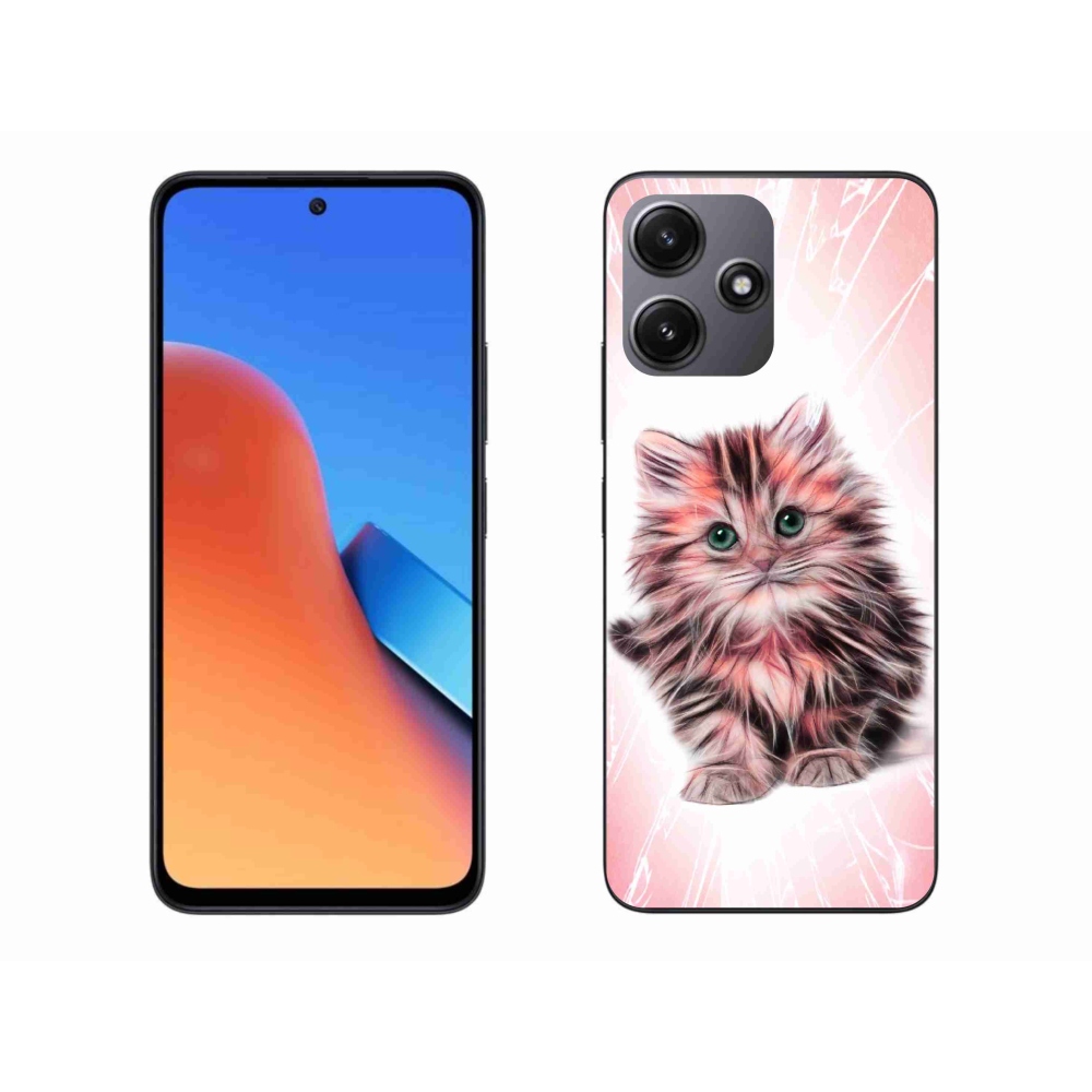 Gél borítás mmCase a Xiaomi Redmi 12 5G-hez - aranyos cica