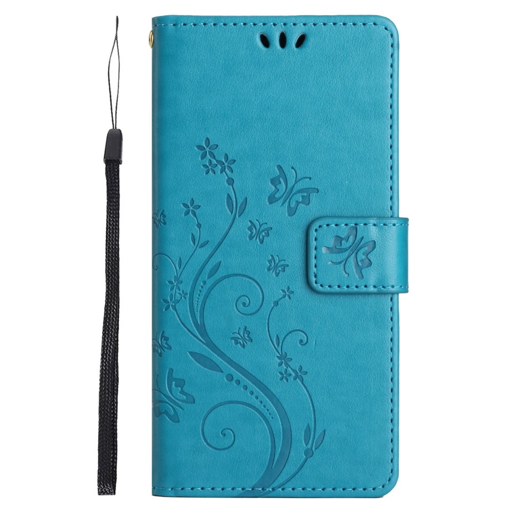 Virágok könyvtáska Honor 90 - kék