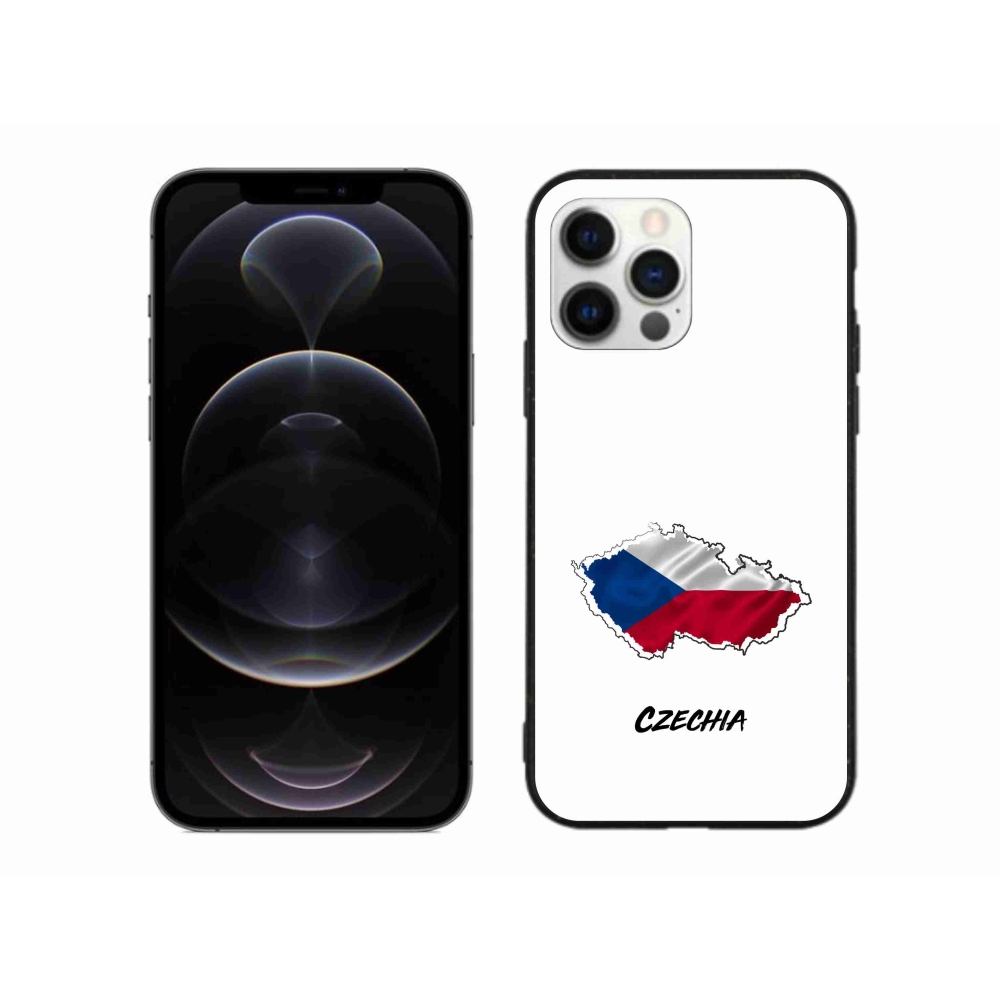 Gél borítás mmCase iPhone 12 Pro Max készülékhez - Csehország fehér háttér