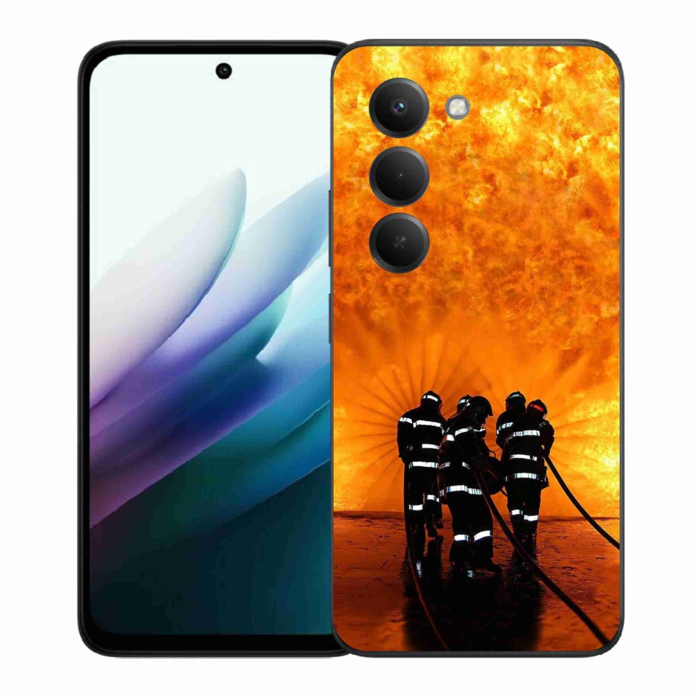 Gél borítás mmCase a Xiaomi Redmi 15 4G/5G (171mm) - tűz