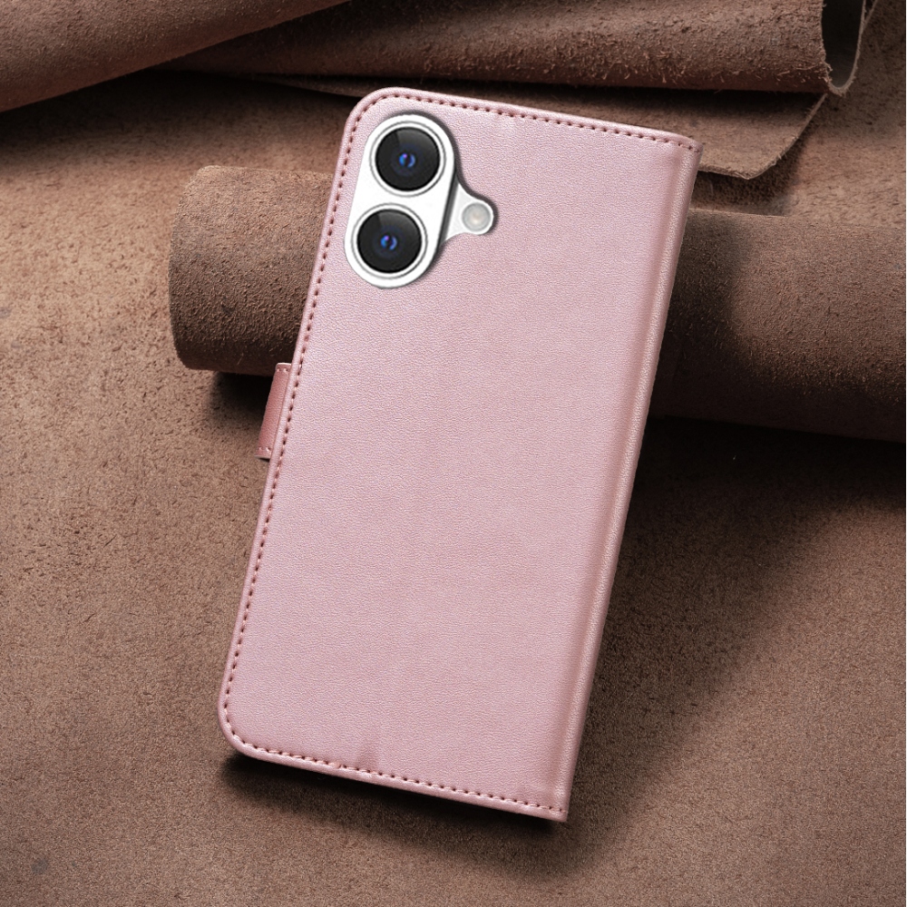 Clover könyvtáska iPhone 17 készülékhez - rózsaszín