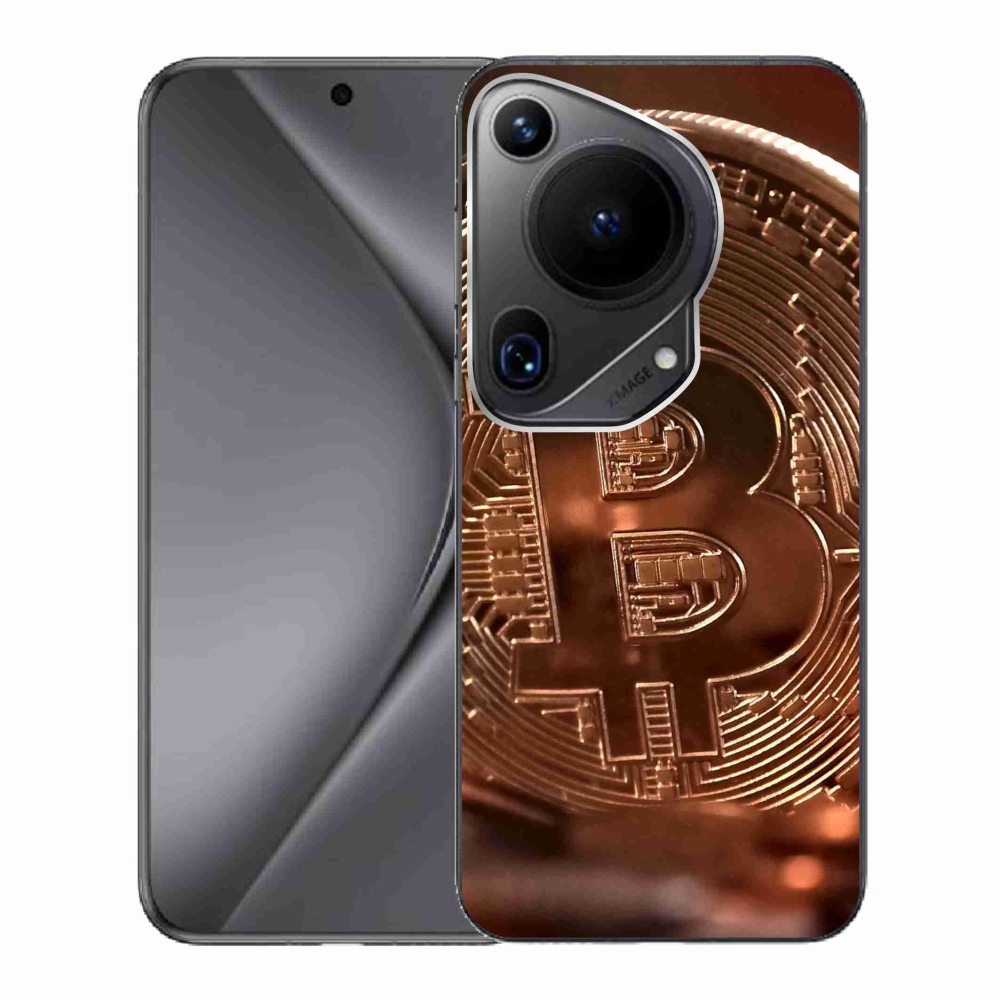 Gél borító mmCase a Huawei Pura 70 Ultra számára - bitcoin