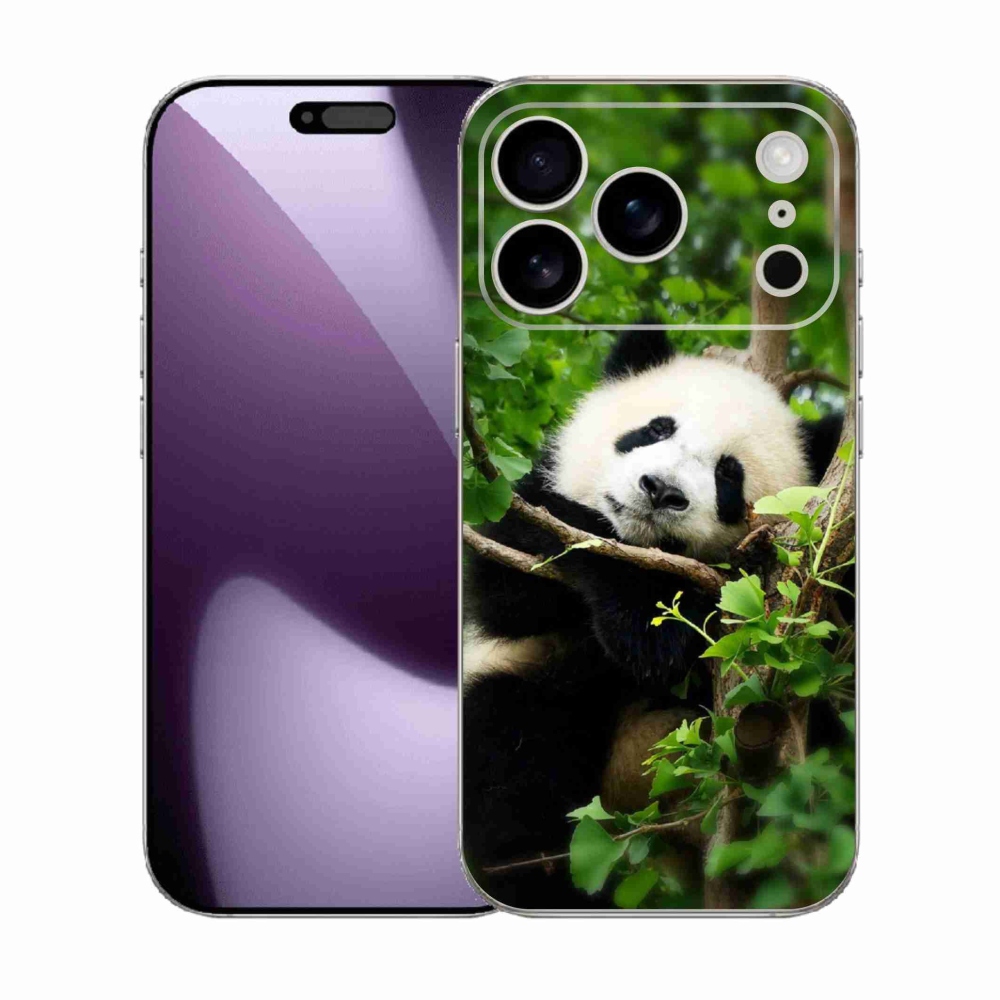 Zselés borítás mmCase iPhone 17 Pro készülékhez - panda