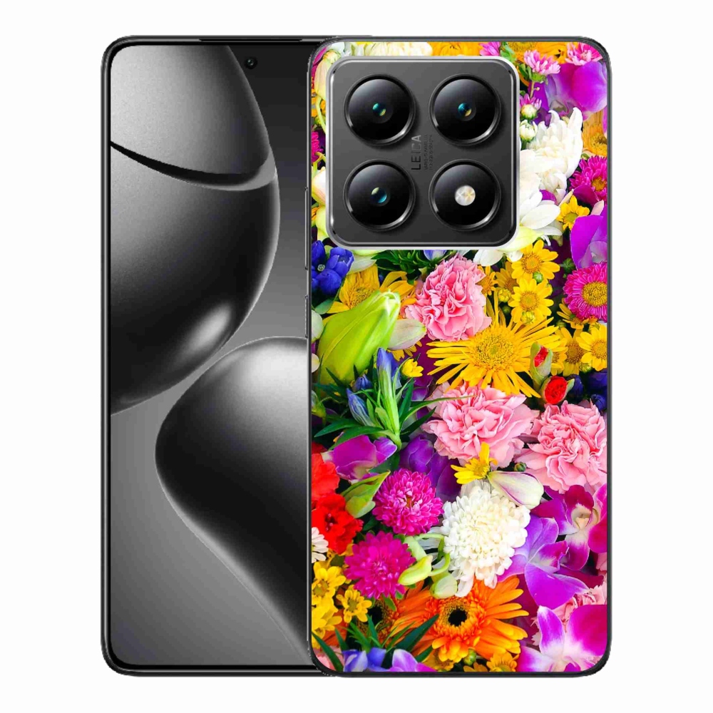 Gél borítás mmCase a Xiaomi 14T számára - virág 12