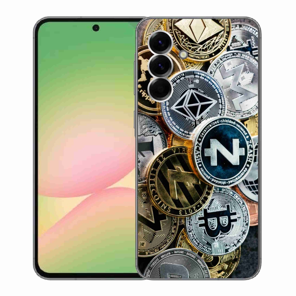 Gél borítás mmCase Samsung Galaxy A56 5G - kriptovalutákhoz