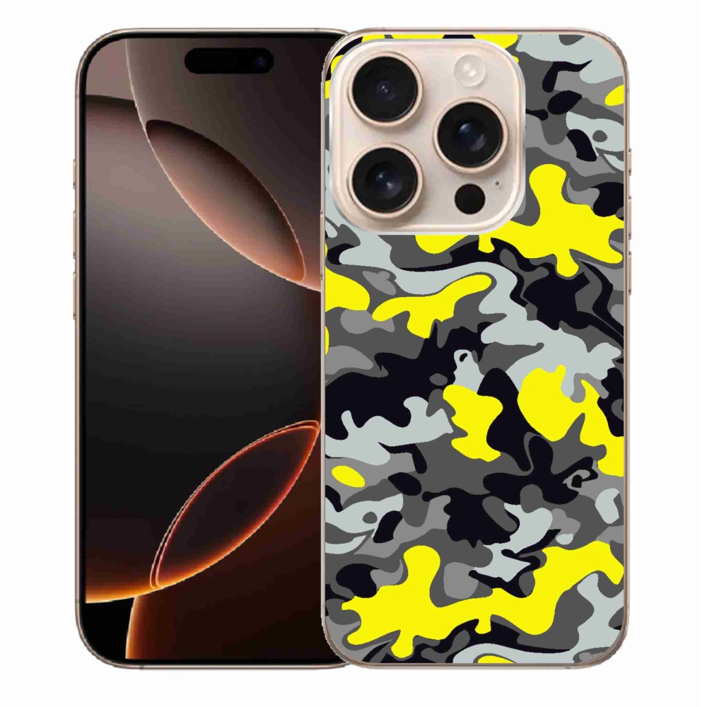 Zselés borítás mmCase iPhone 16 Pro Max készülékhez - terepszínű minta 6