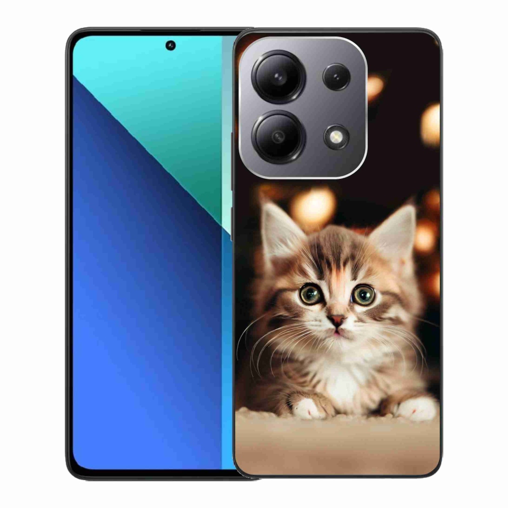 Gél borítás mmCase a Xiaomi Redmi Note 13-hoz - aranyos cica 2