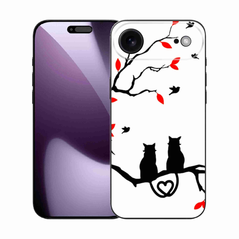 Gél borítás mmCase iPhone 17 Air készülékhez - macska szeretet