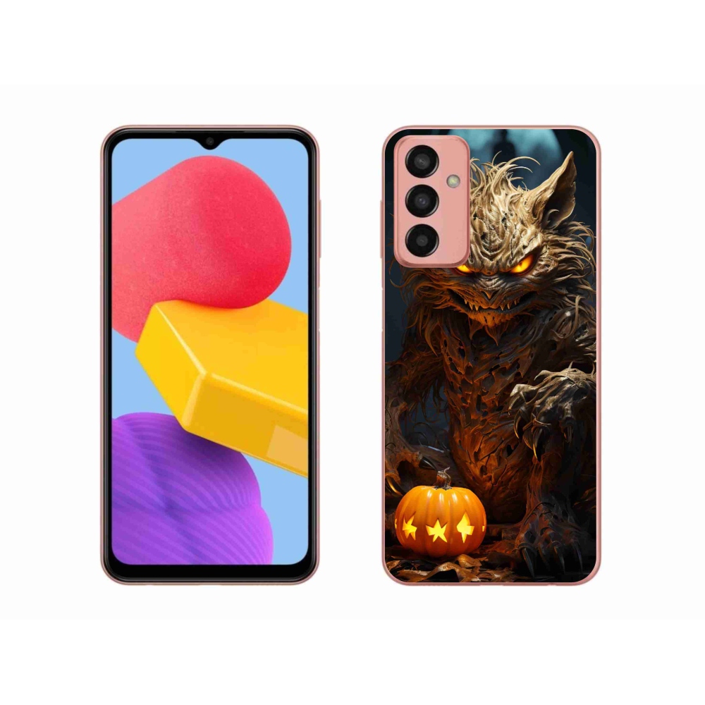 Gél borító mmCase Samsung Galaxy M13 készülékhez - Halloween szörnyeteg