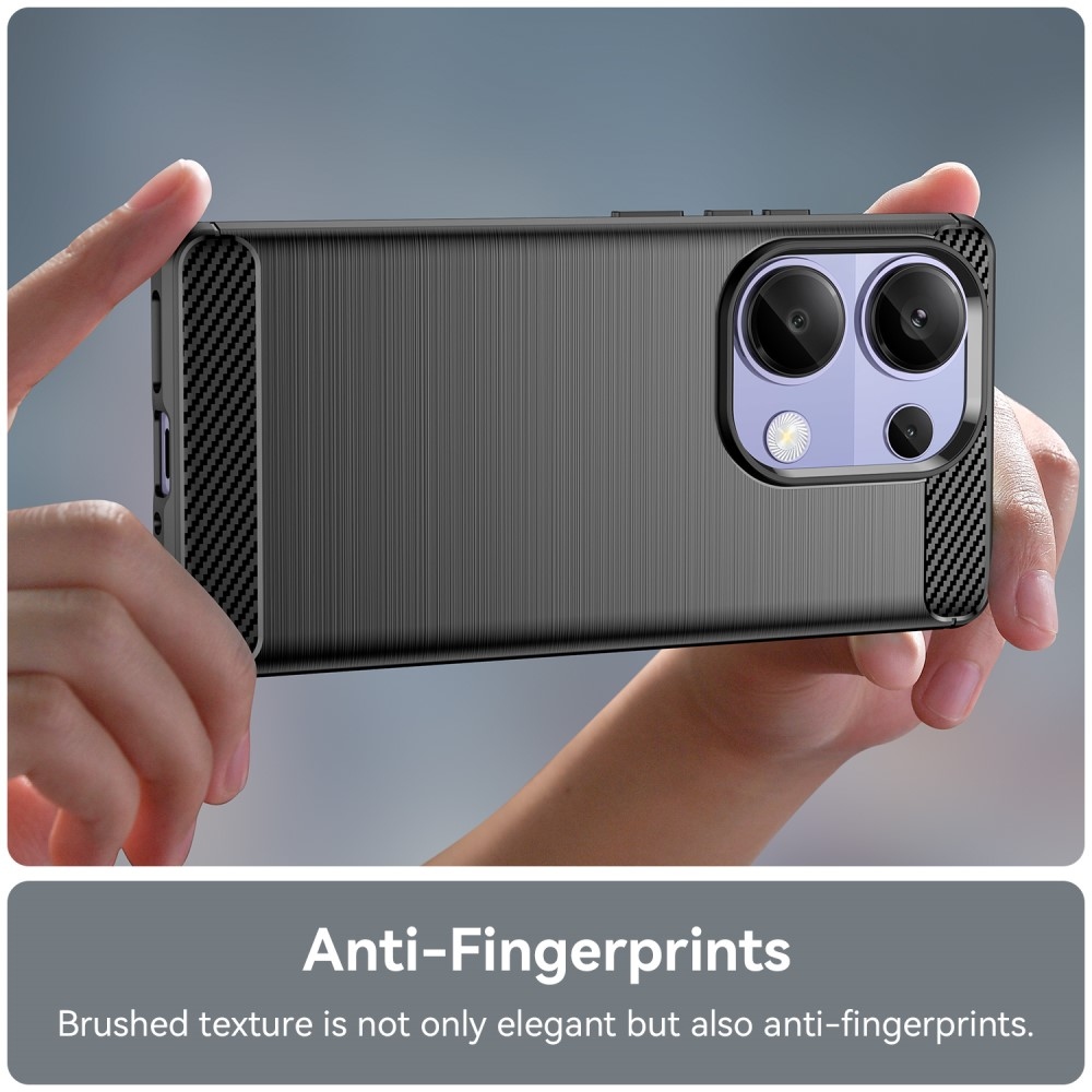 Szénálló zselés tok Xiaomi Redmi Note 13 Pro 4G/Poco M6 Pro - fekete