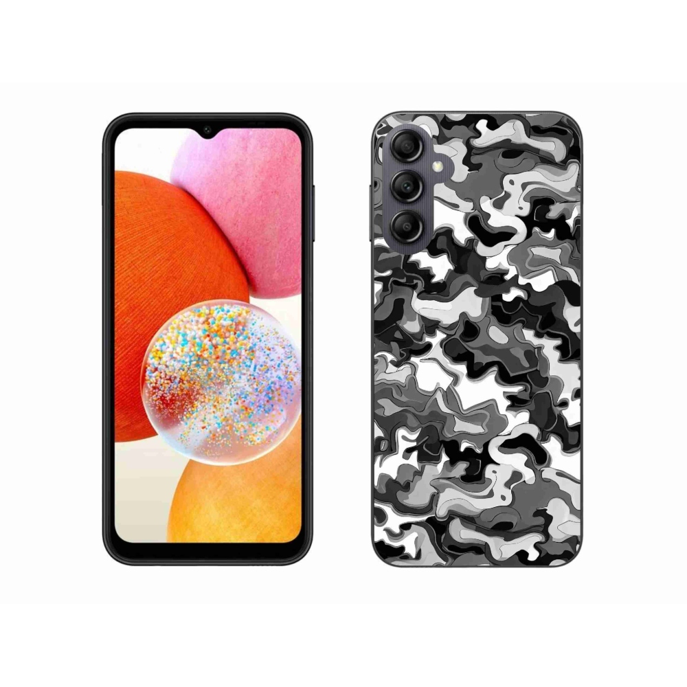 Zselés borítás mmCase Samsung Galaxy A14 4G/5G - terepszínű minta 3