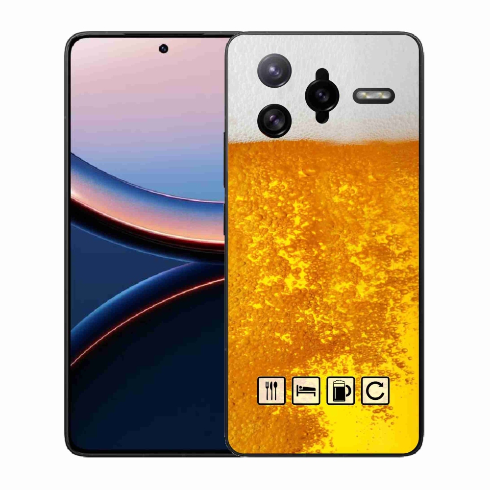 Gél borítás mmCase a Xiaomi Poco F7 Ultra számára - sör motívum 3