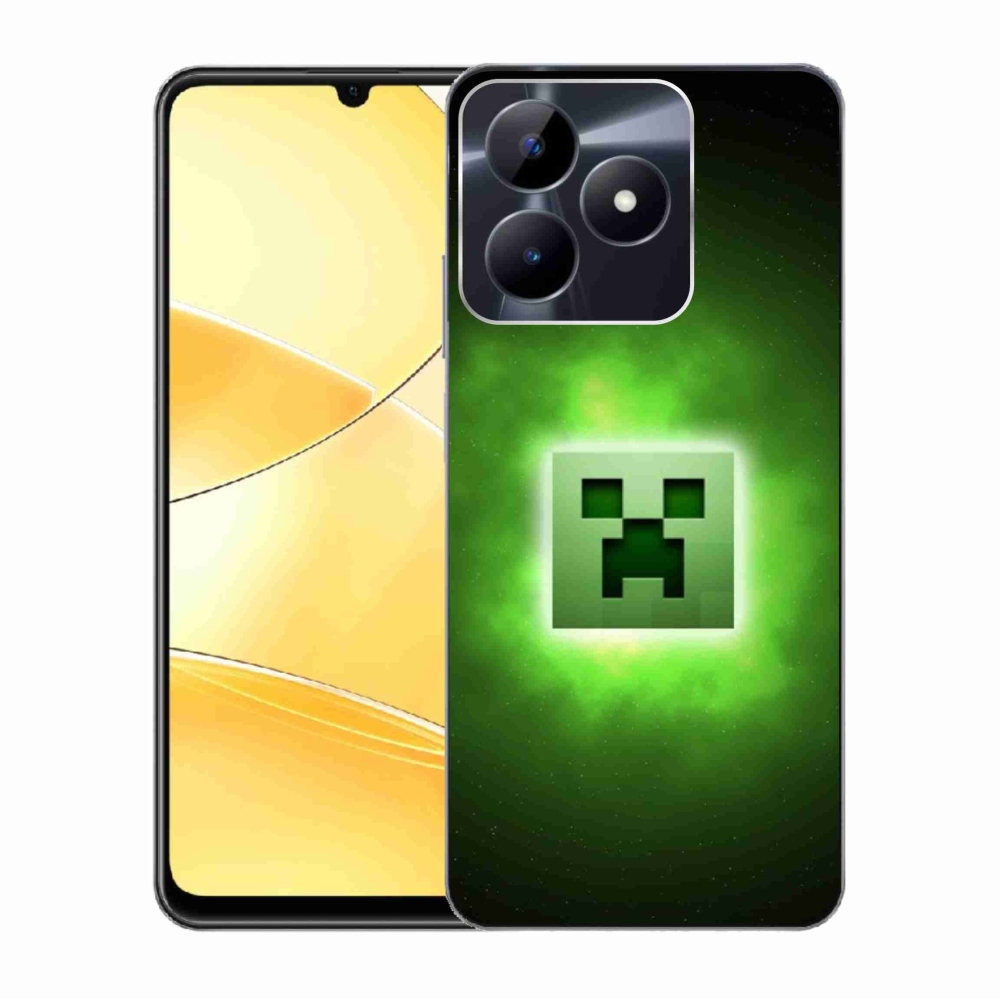 Zselés borítás mmCase a Realme C51/C53 készülékhez - minecraft