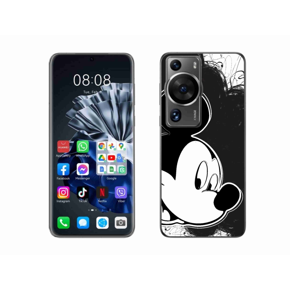 Zselés borítás mmCase a Huawei P60 Pro készülékhez - mickey egér 1