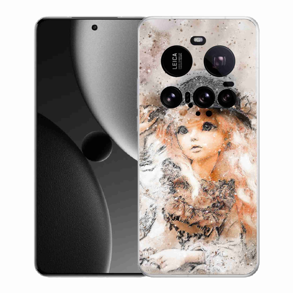 Gél borító mmCase a Xiaomi 15 Ultra számára - kalapos lány