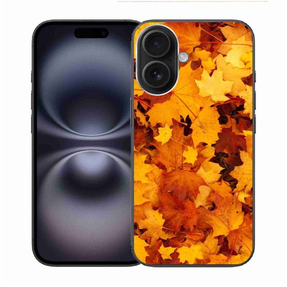 Gél borítás mmCase iPhone 16 készülékhez - juharlevelek