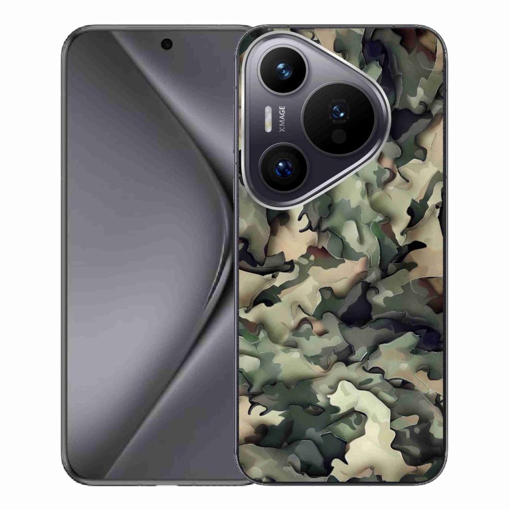 Gél borítás mmCase a Huawei Pura 70 Pro készülékhez - terepszínű minta 9