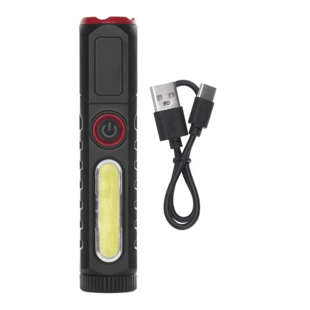 LED újratölthető műanyag zseblámpa P4720, 120 lm