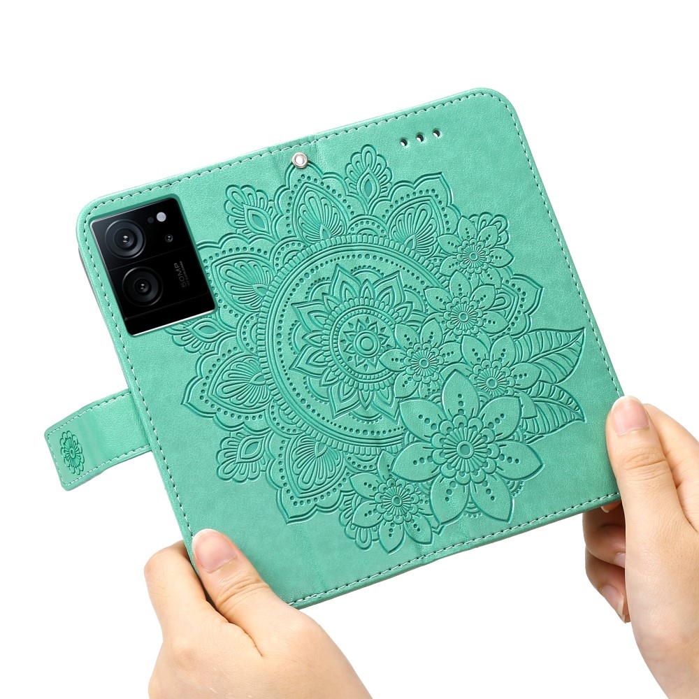 Mandala könyvtáska Xiaomi 13T/13T Pro - teal - teal