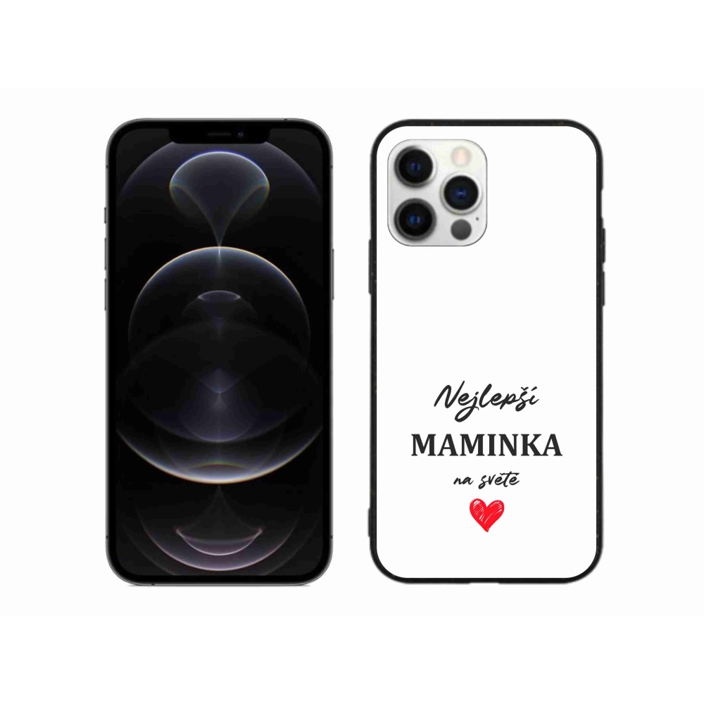 Gél borítás mmCase iPhone 12 Pro Max készülékhez - Best Mom 1 Fehér háttér