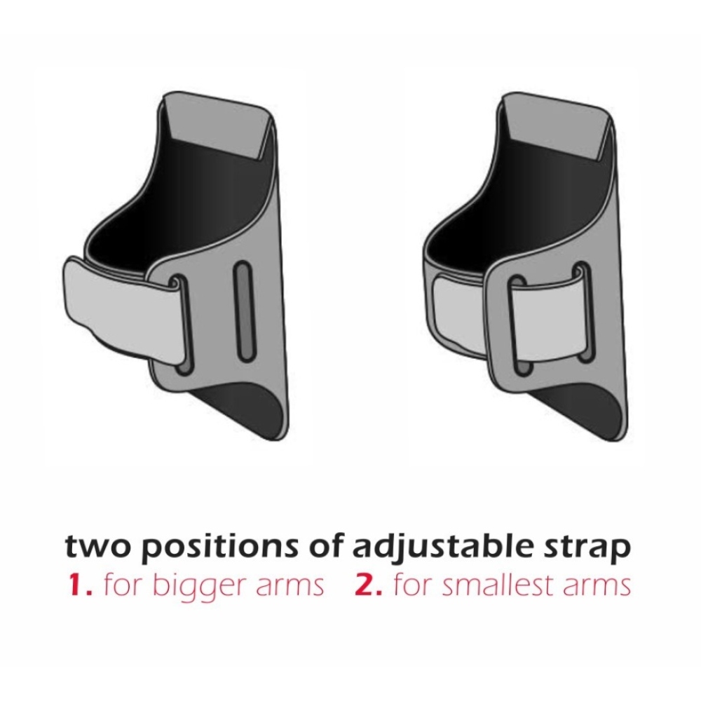 Swissten Arm Band fitnesz karhüvely 6 hüvelykig - fekete/rózsaszín