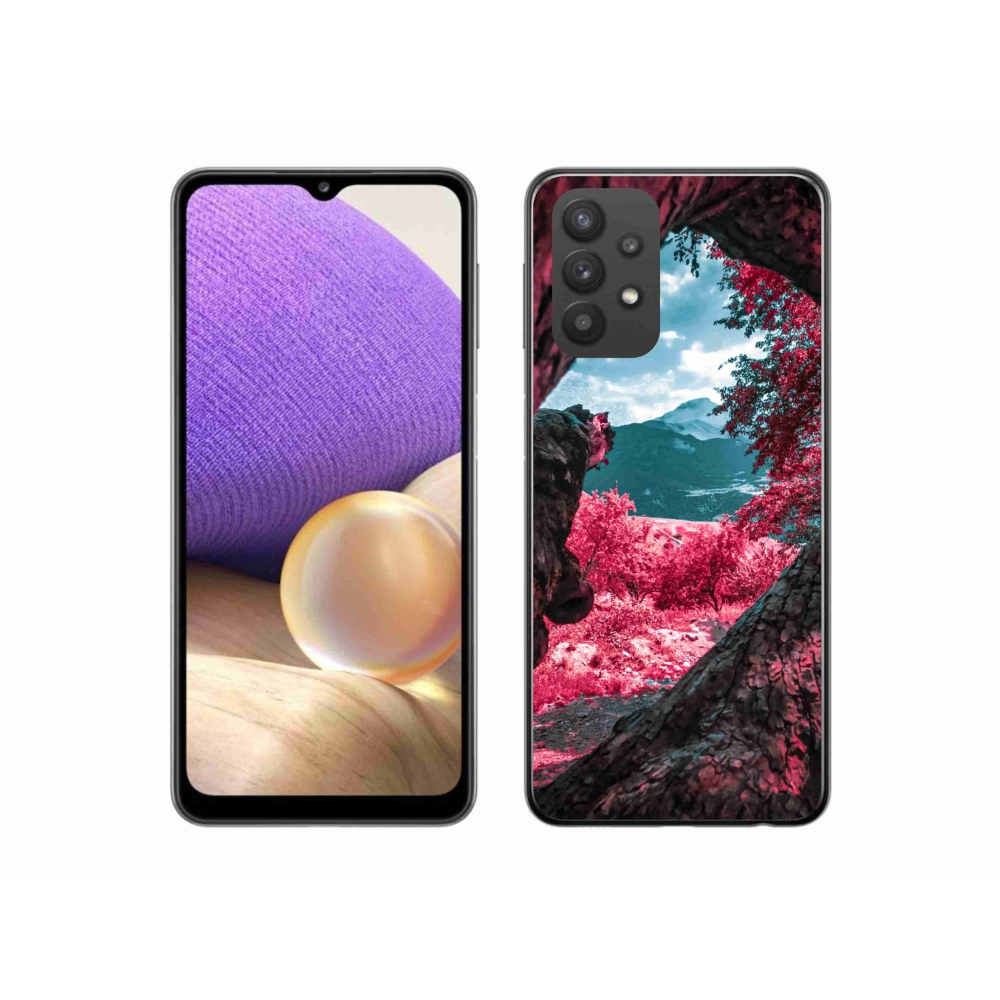 Gél védőhuzat mmCase Samsung Galaxy A32 5G - hegyi kilátás