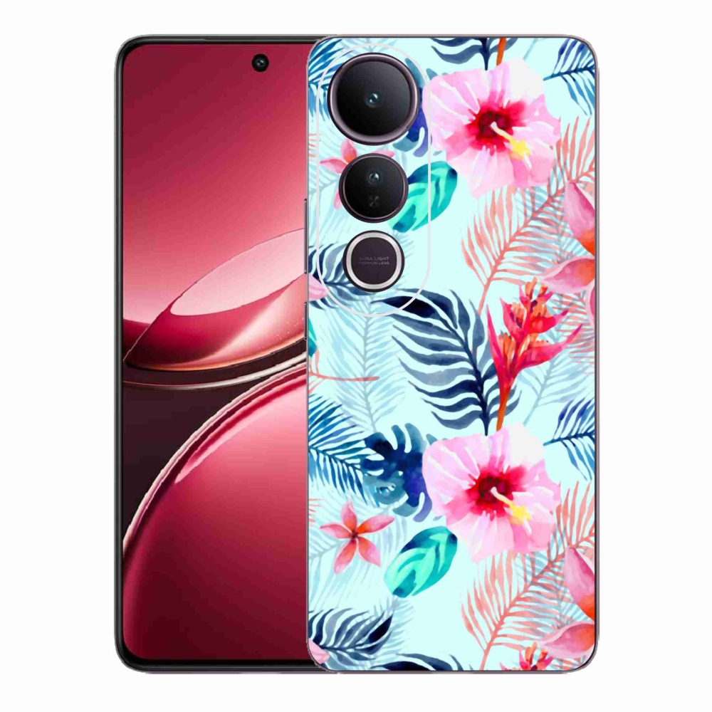 Gél borítás mmCase a Vivo V50 Lite 4G/5G-hez - virágok